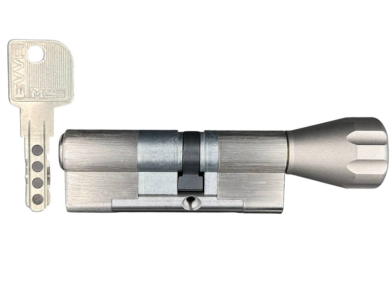 Цилиндр EVVA MCS кл\верт 112мм (61+51В) хром